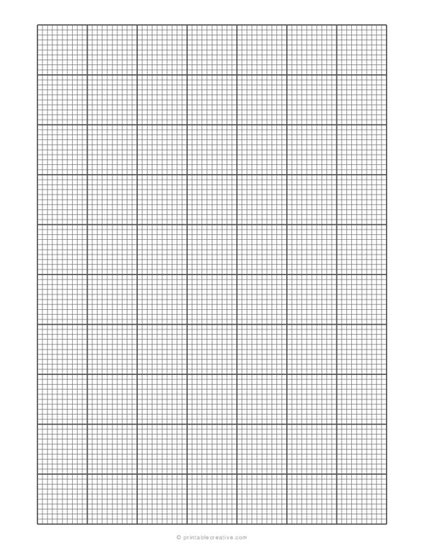 1 10 quot Inch Engineering Graph Paper Free Printable Graph Papers