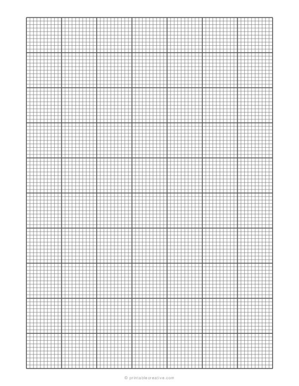 Custom Size Graph Paper Printable JPG