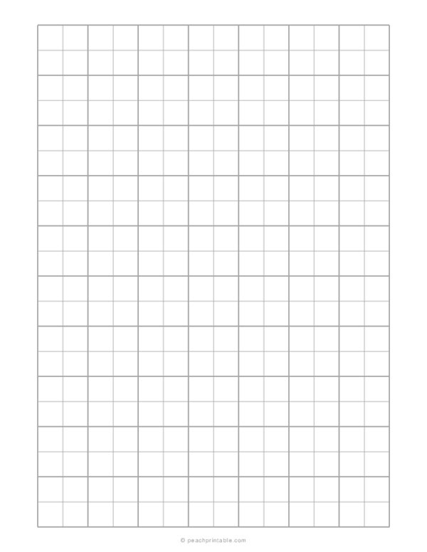 1 2 quot Half Inch Engineering Graph Paper Free Printable Graph Papers
