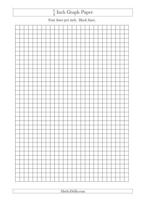 Printable Graph Paper 1 4 Inch With Numbers