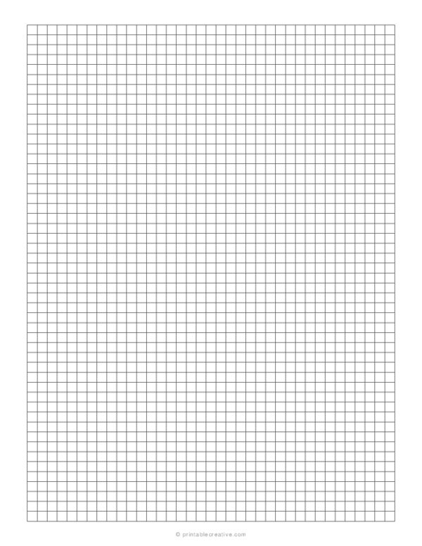 1 5 quot Inch Grid Plain Graph Paper Free Printable Graph Papers