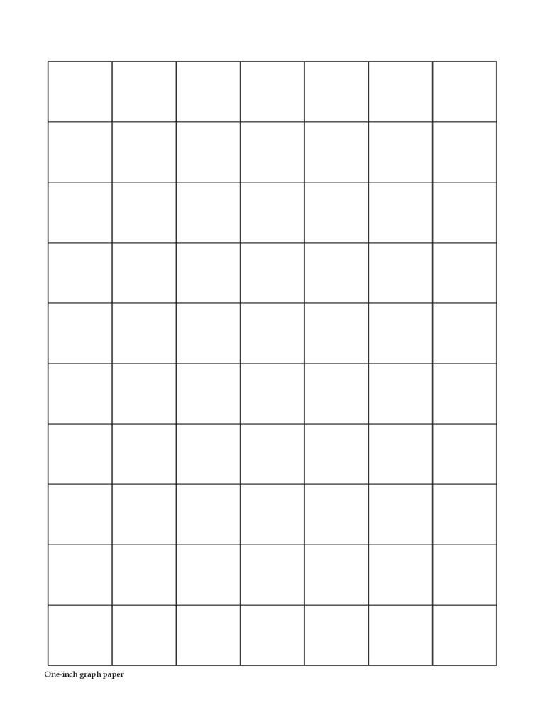 1 Inch Graph Paper 6 Free Templates In PDF Word Excel Download