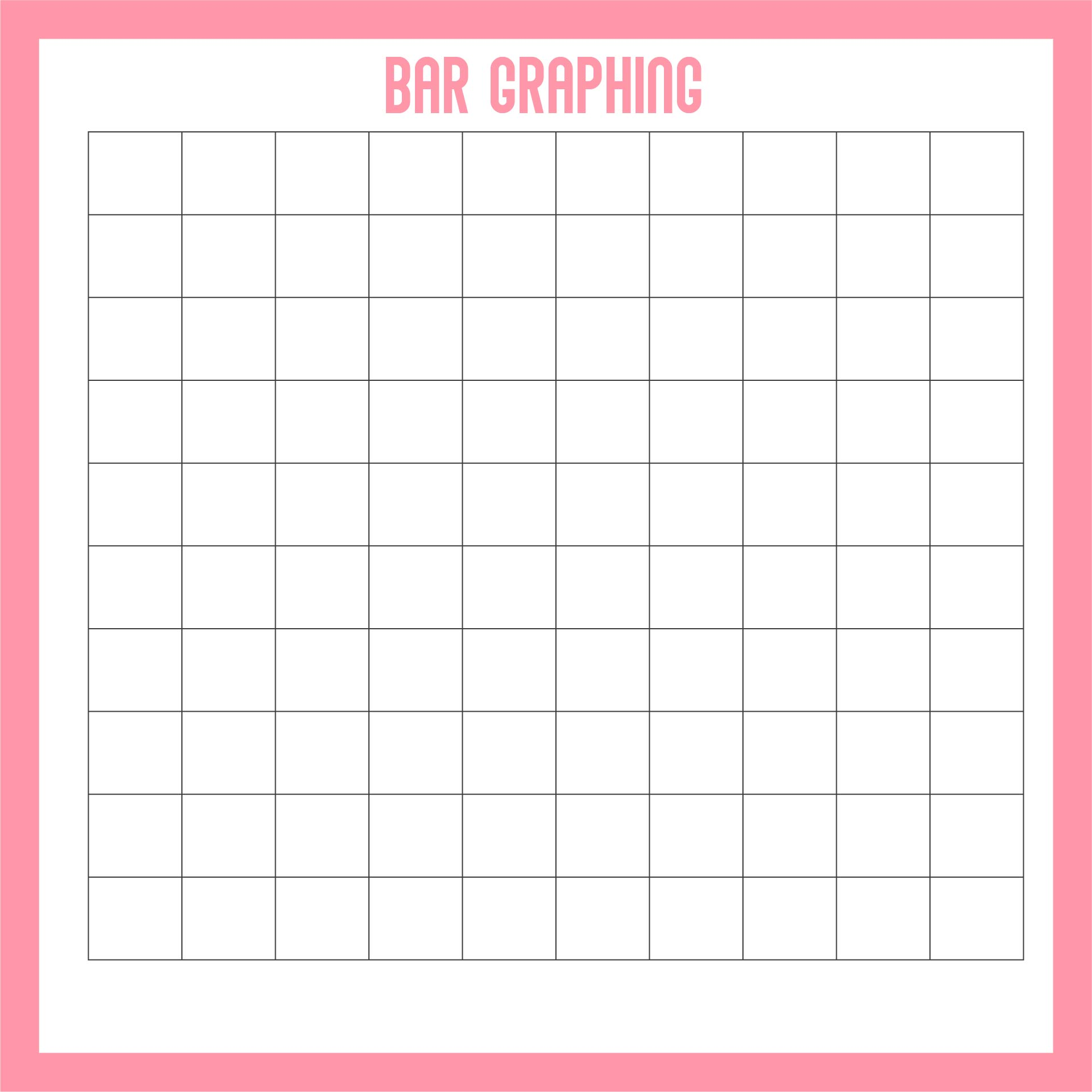 Free Printable Blank Bar Graph Paper