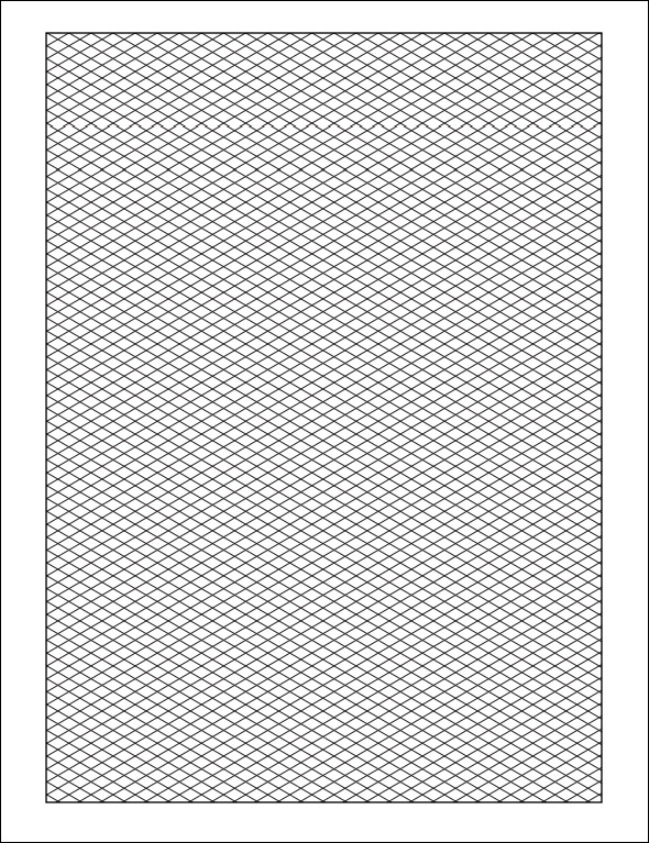 13 Free Printable Isometric Graph Paper For Download Sample Templates