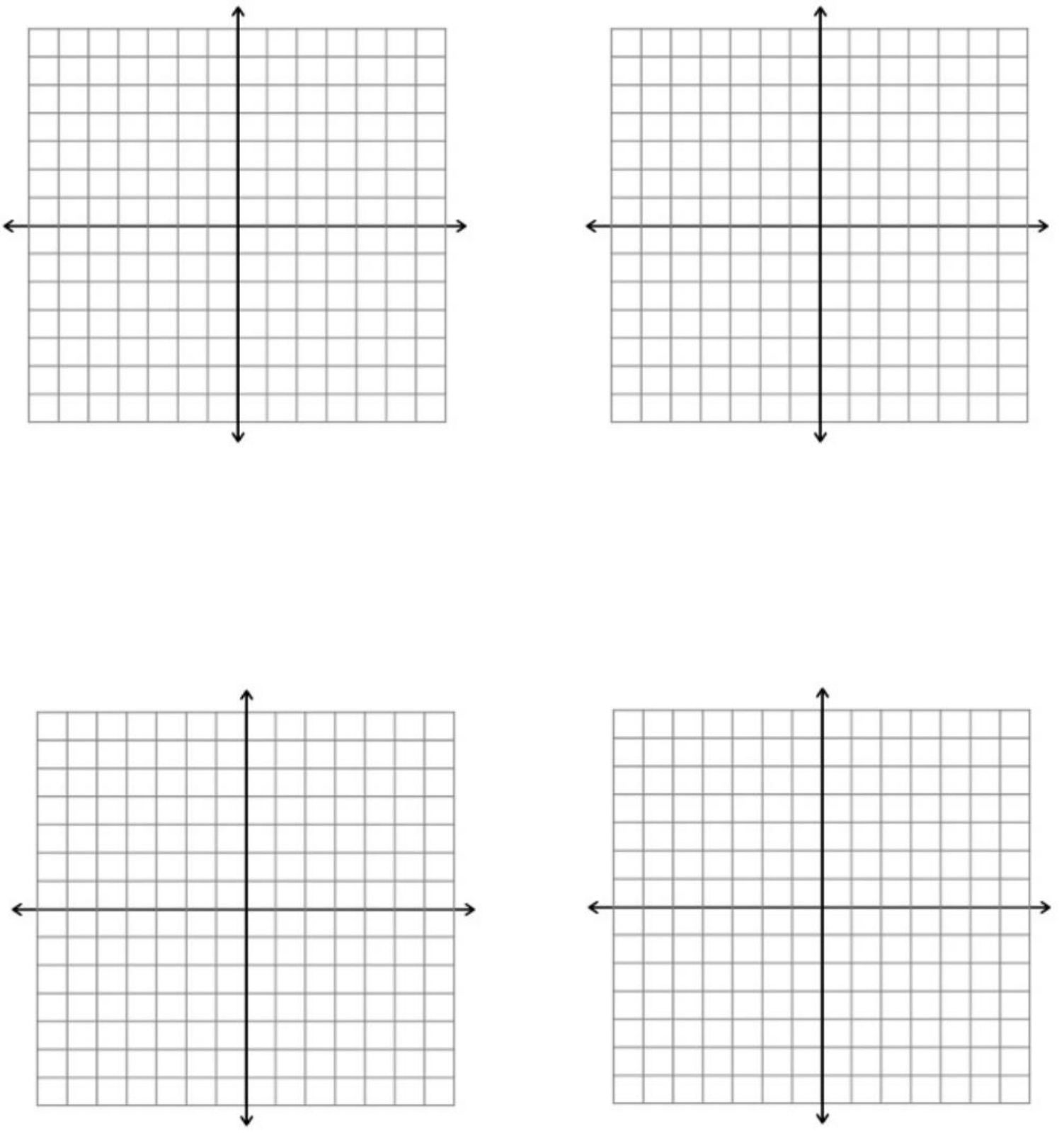 Free Template For Graphing Paper With Axis