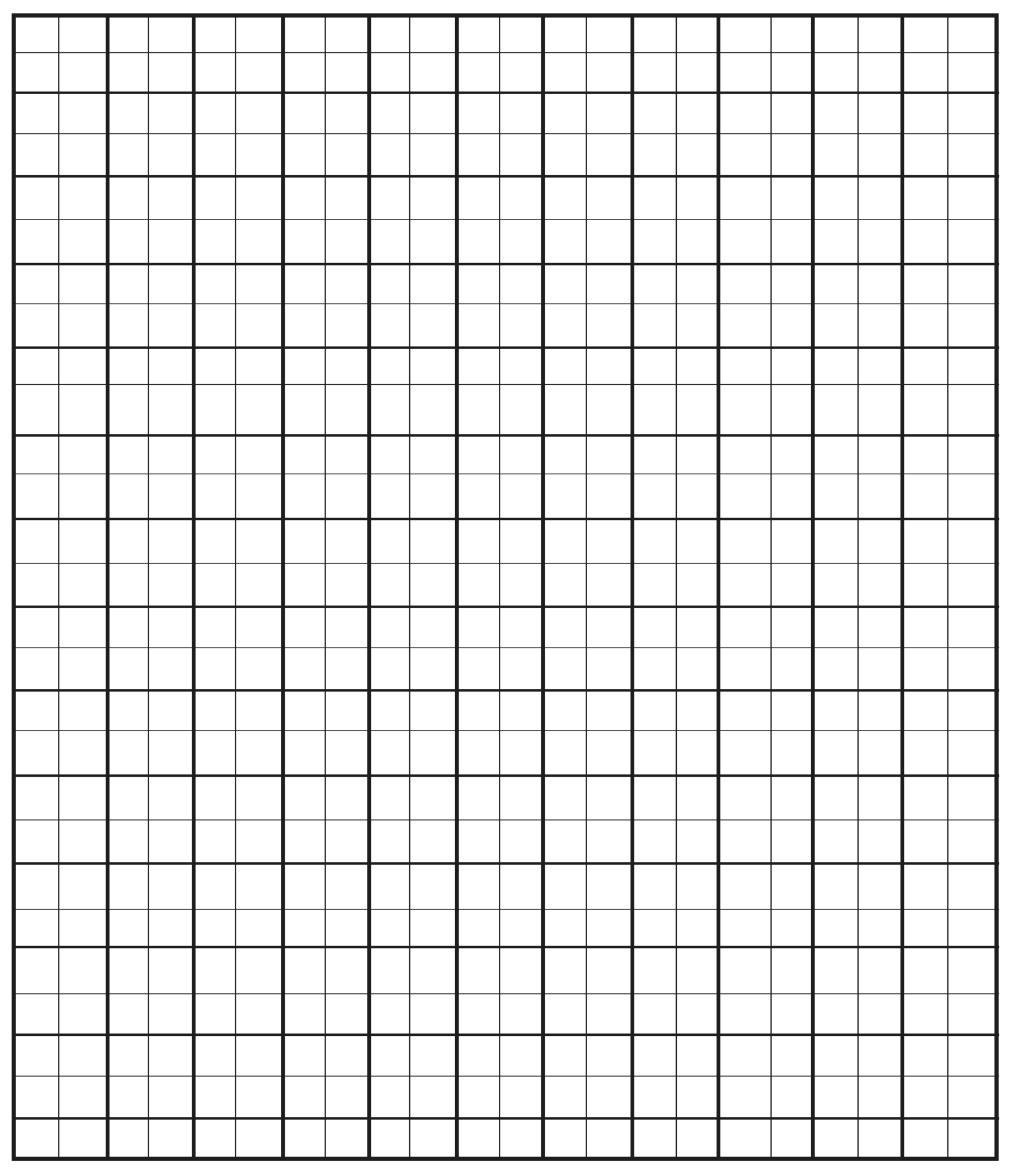 Free Printable 1 Square 1 Foot Graph Paper 1 Inch