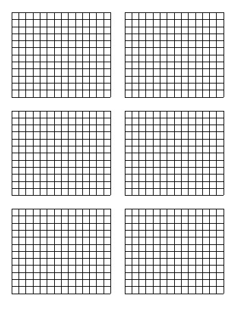 Printable Graph Paper 6 Per Page 20 By 20