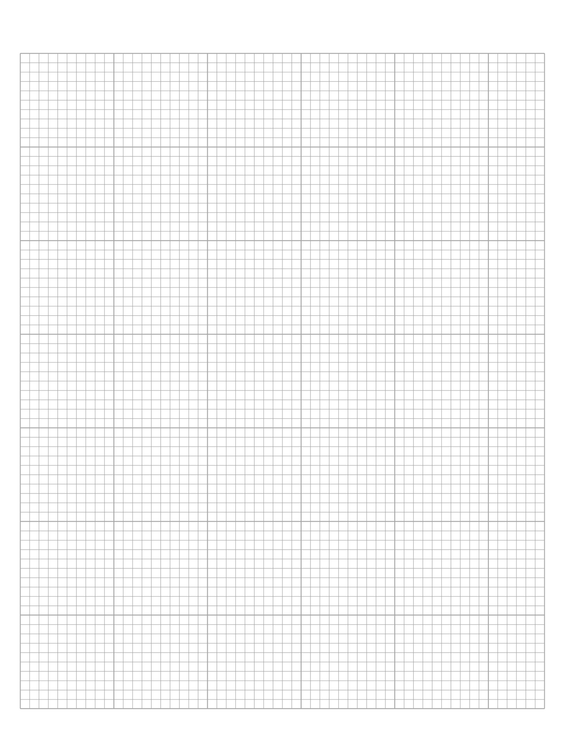 Free Printable 7 Count Graph Paper