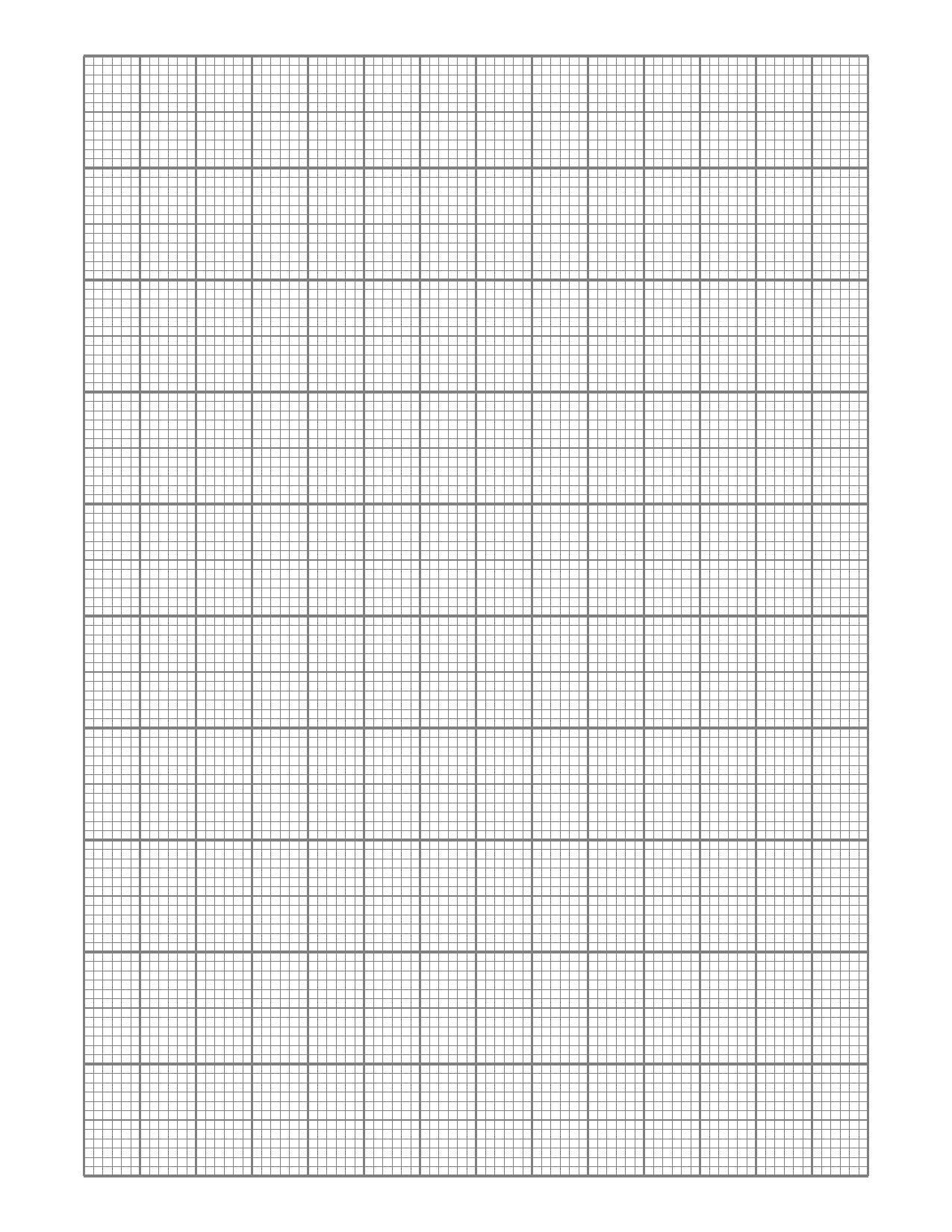 Graph Paper 8 1 2 X 11 Printable PDF