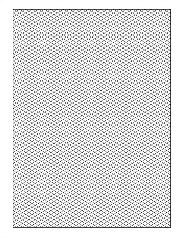 9 Isometric Graph Paper Isometric Graph Paper Paper Template 
