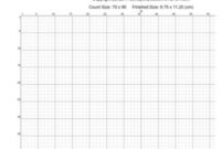Aida 10 Cross Stitch Graph Paper Grid Template Graph Paper Cross