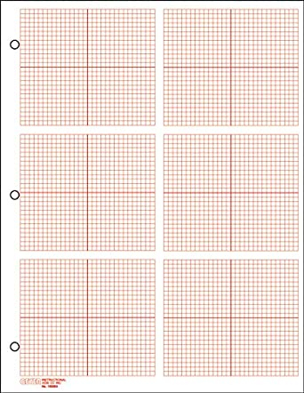 Amazon Geyer Instructional Products 150056 6 Grid Graph Paper 1 8 