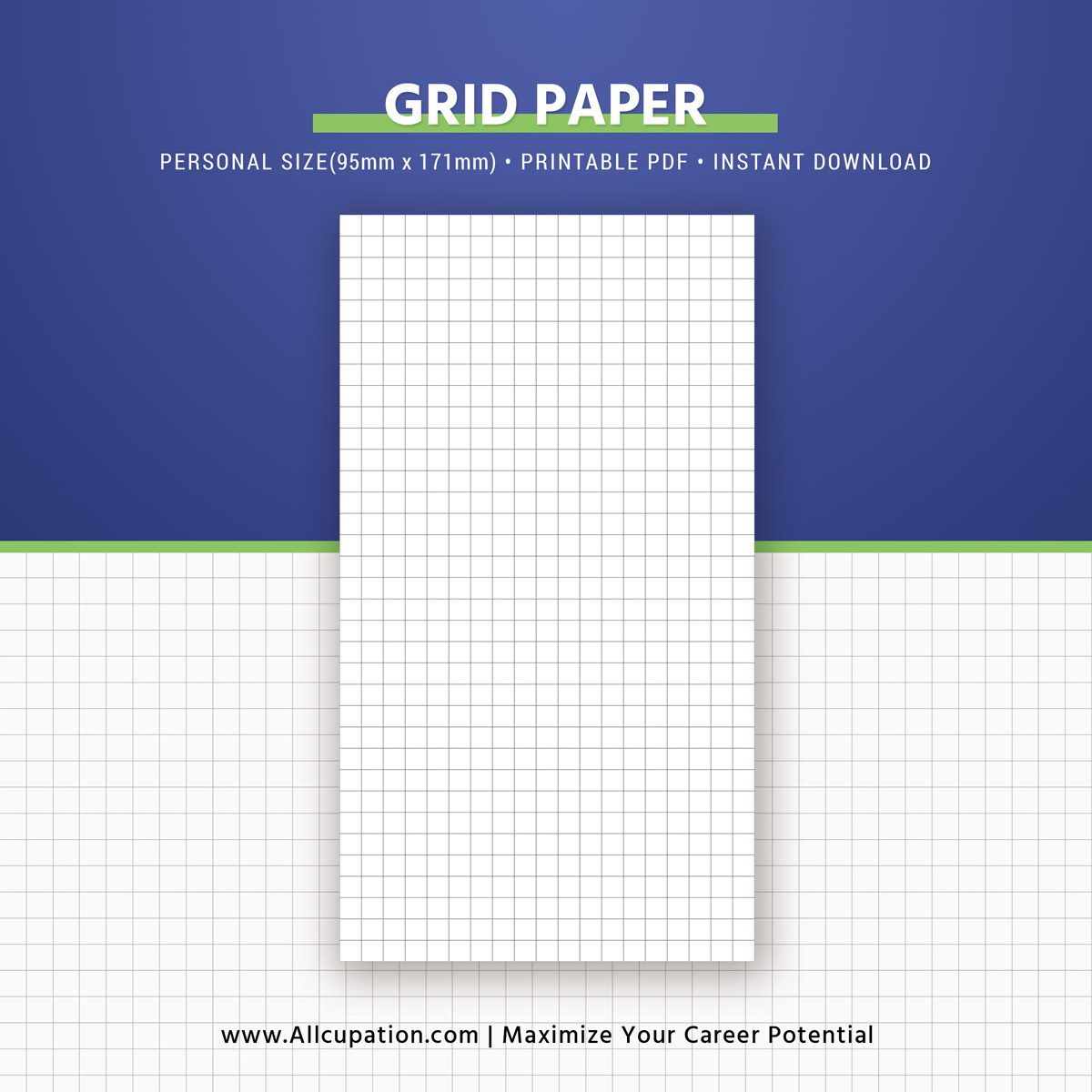 Basic Pages Dot Grid Square Grid Lined Paper Personal Size Inserts 