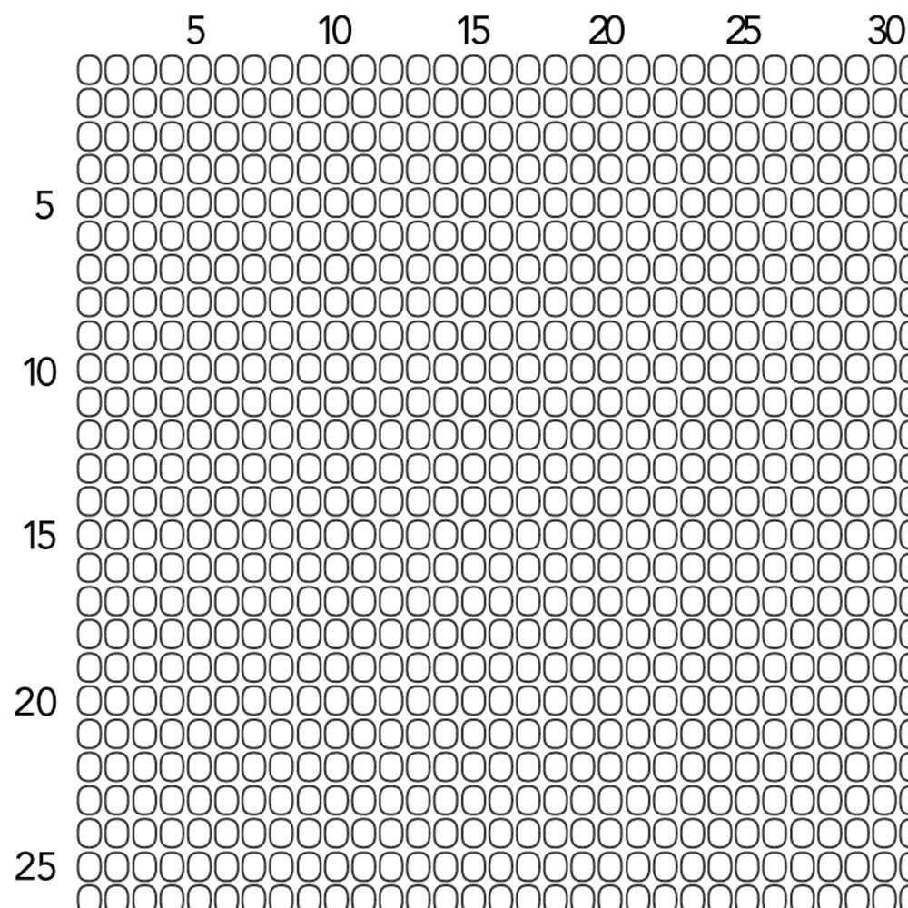 Ovoid Grid Graph Paper Printable For Inkle Weaving Patterns