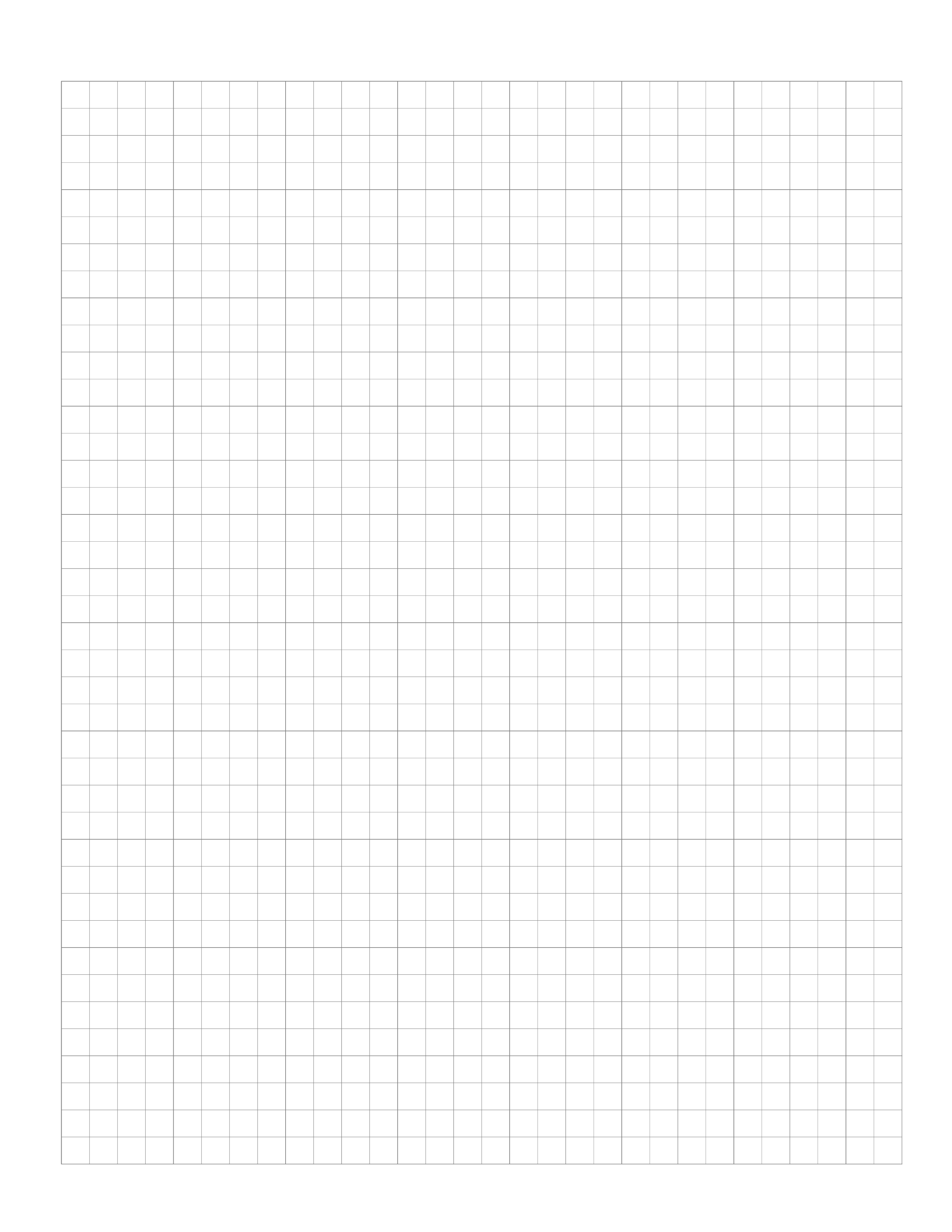 Printable College Ruled Graph Paper