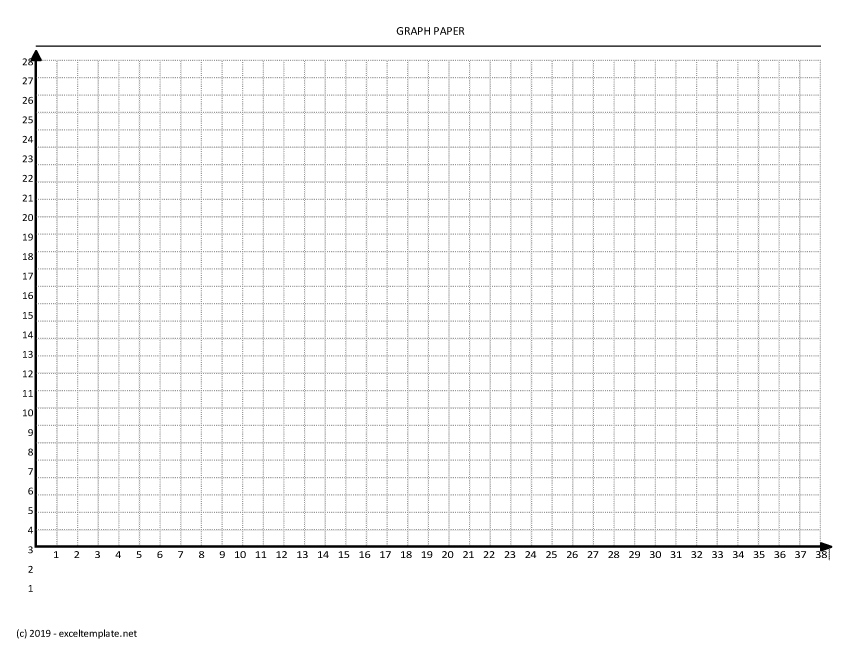 Coordinate Graph Paper Template Axis Labels ExcelTemplate