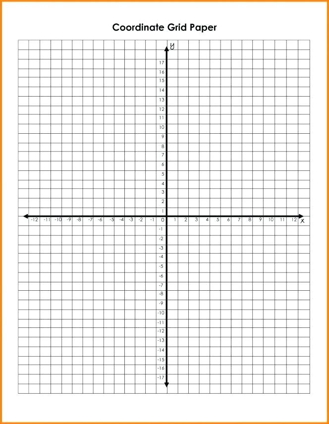 Coordinate Graph Paper With Numbers Free Printable Graph Paper