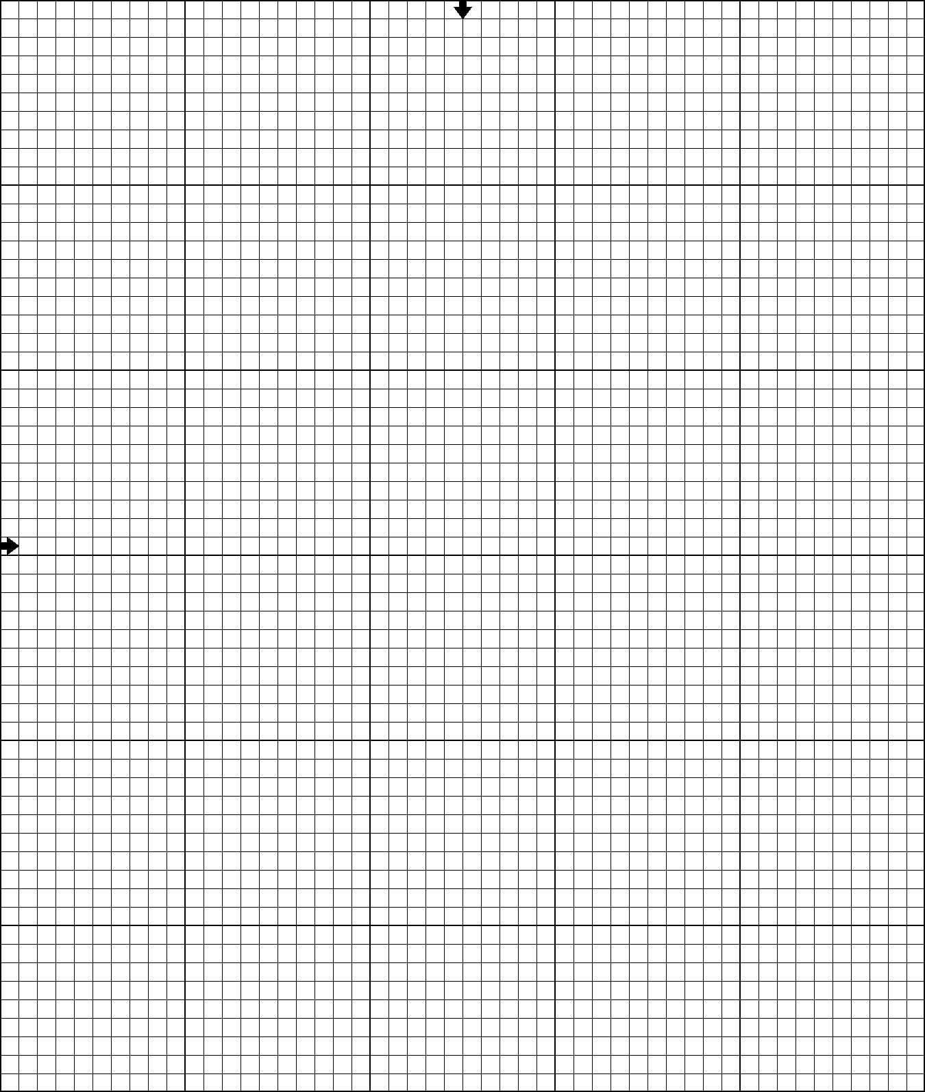 Free Printable Crosstitch Graph Paper