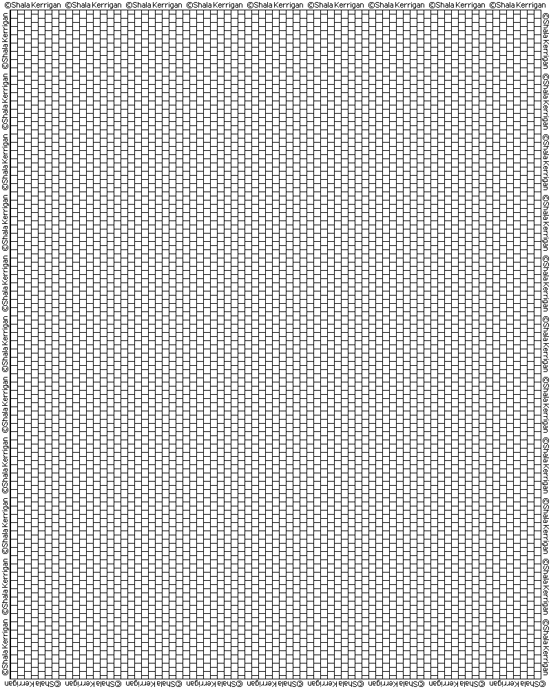 Don 39 t Eat The Paste Peyote Stitch Graph Paper For Beaders
