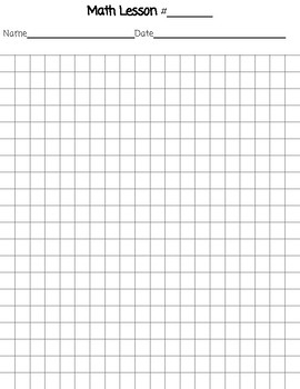 Printable Graph Paper For Elementary Math