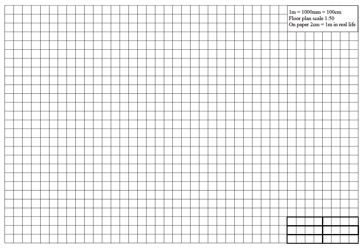 Printable Graph Paper For Floor Plans