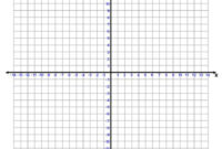 Four Quadrant Graph Paper One Graph Per Page Printable Graph Paper