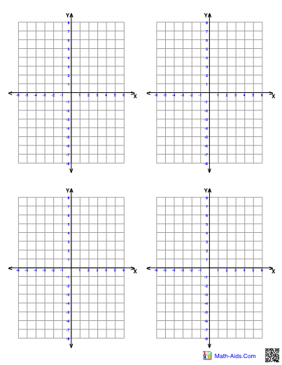 Printable Graph Paper With 4 Quadrants