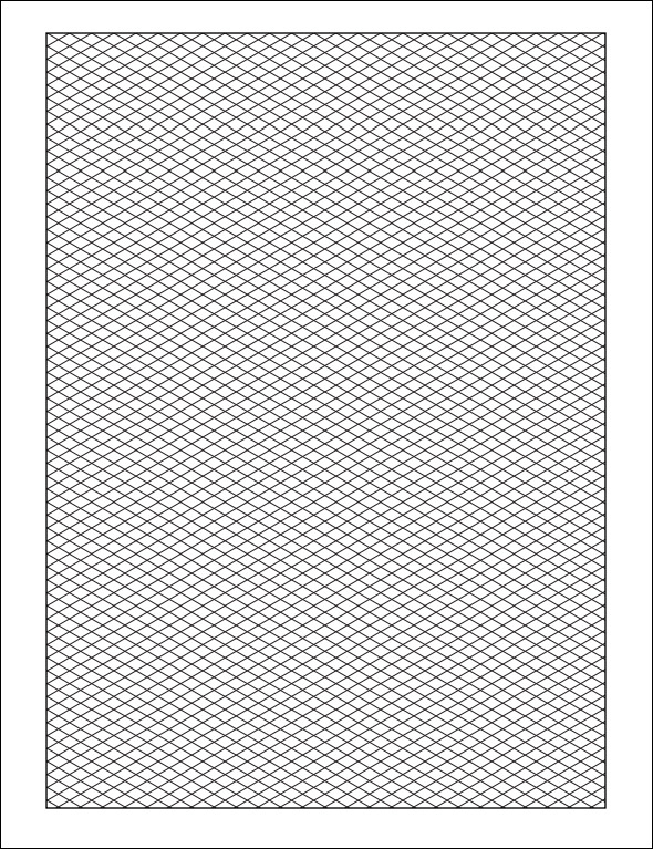 FREE 12 Printable Isometric Graph Paper Templates In PDF