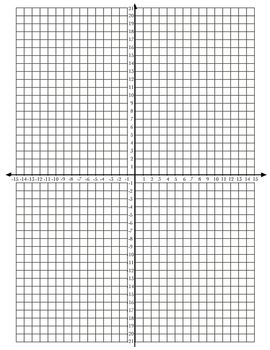 Free PDF Standard Four Quadrant Graph Paper