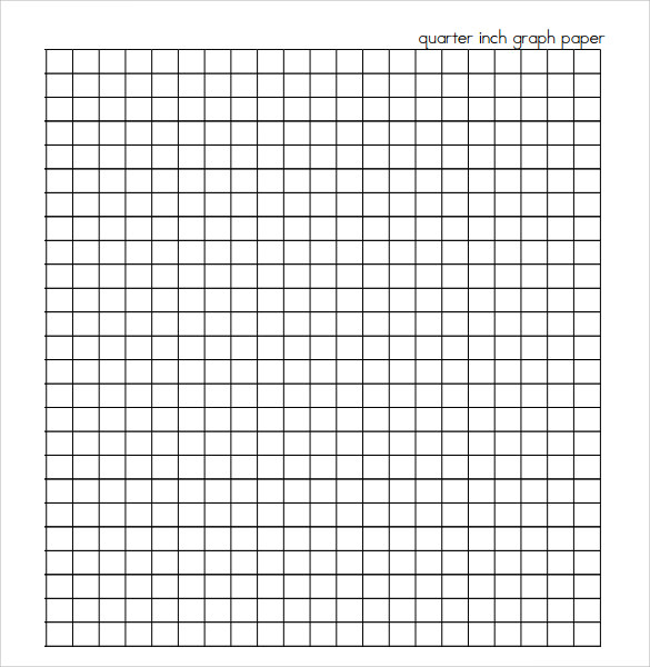 Free Printable Quarter Inch Graph Paper