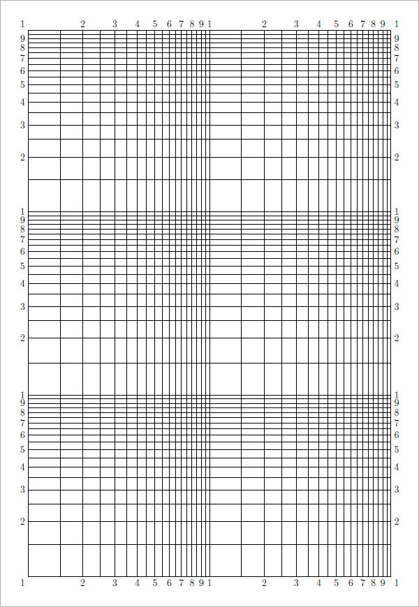 Print Free Logarithmic Graph Paper