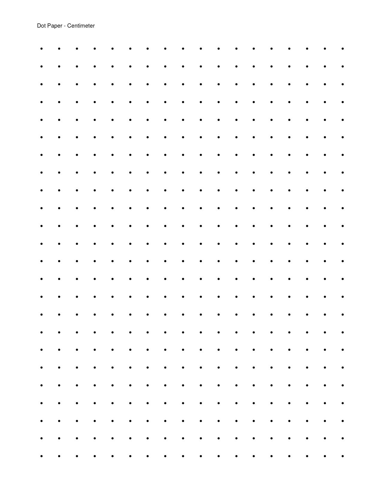 Free Colored Dotted And Graph Paper To Print