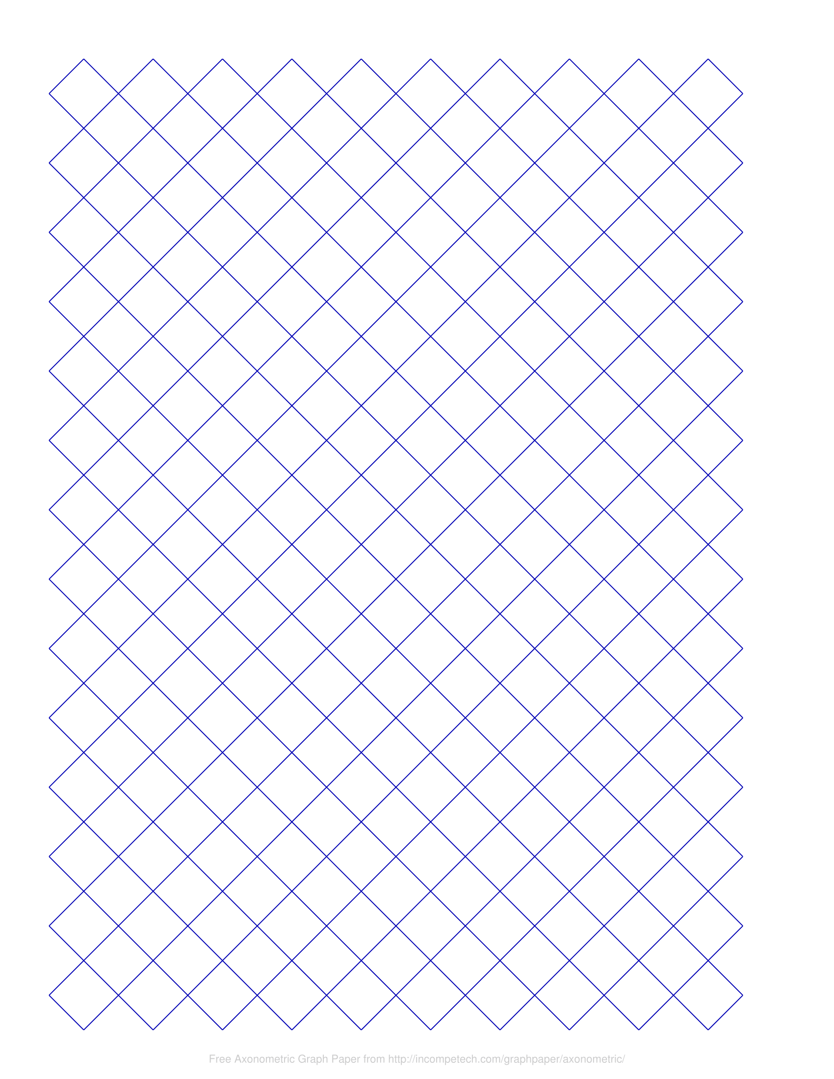 Free Printable Diamond Graph Paper