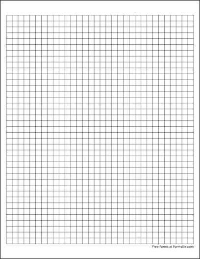 Free Graph Paper 4 Squares Per Inch Solid Black Printable Graph 