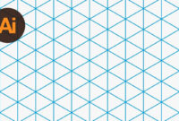 Free Graph Paper Illustrator Template Isometric Grid Isometric Grid