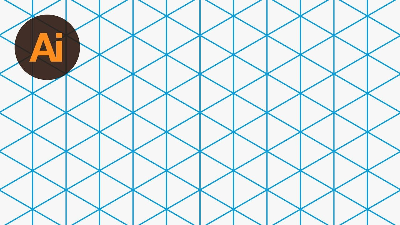 Free Graph Paper Illustrator Template Isometric Grid Isometric Grid 