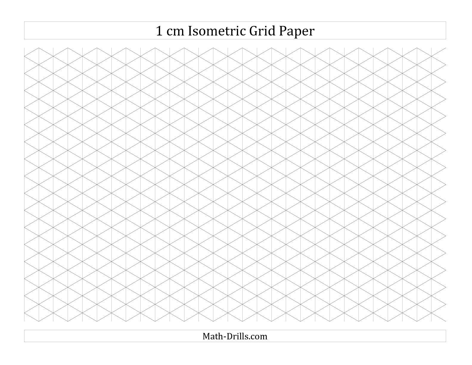 Free Isometric Graph Paper Landscape 11×17