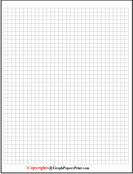 Free Printable 1 4 Inch Graph Paper Template PDF 