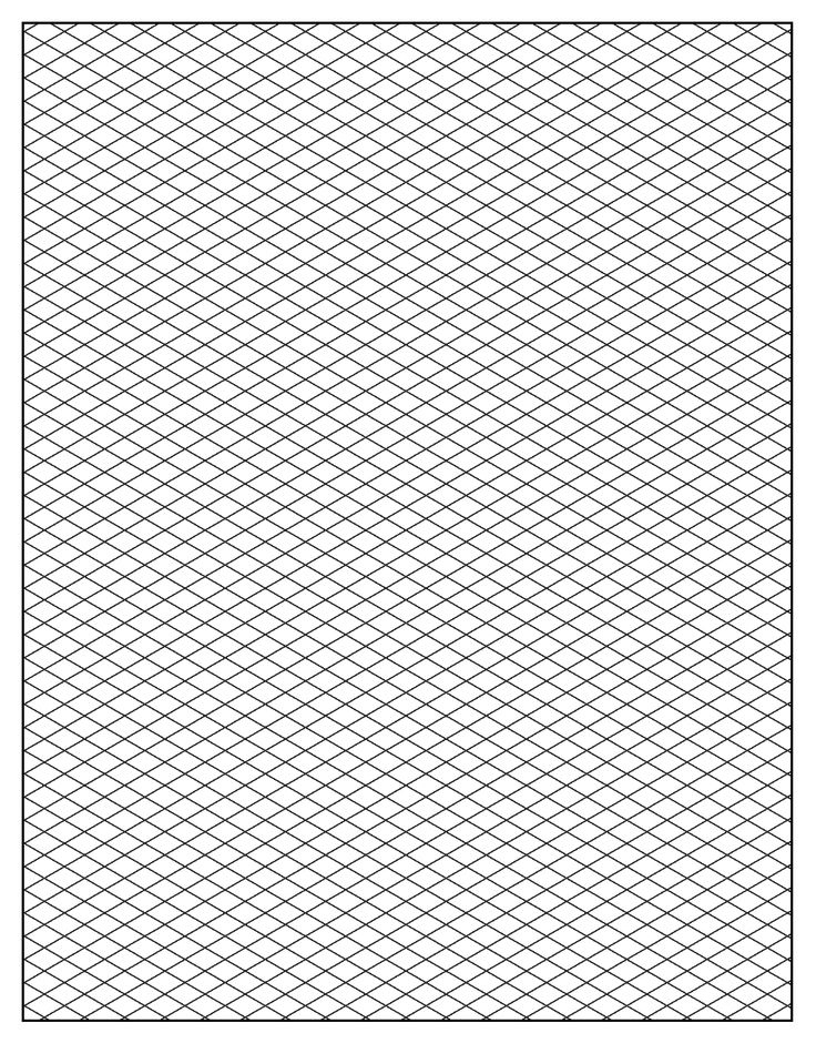 Free Printable 60 Degree Diamond Graph Paper Printable