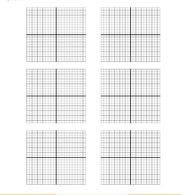 Free Printable Coordinate Graph Paper Template PDF