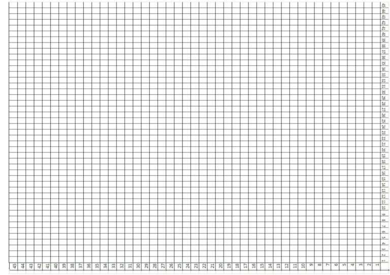 Free Printable Crochet Graph Paper Template In PDF