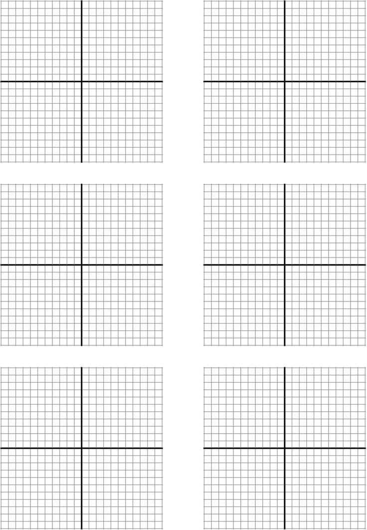 Free Printable Graph Paper With X And Y Axis Numbered In 2021 