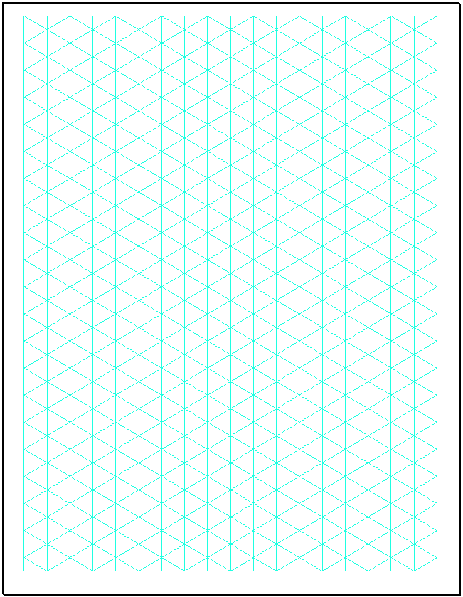 Free Printable Isometric Graph Paper Template In PDF