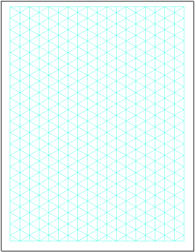 Isometric Graph Paper Free Printable | Printable Graph Paper