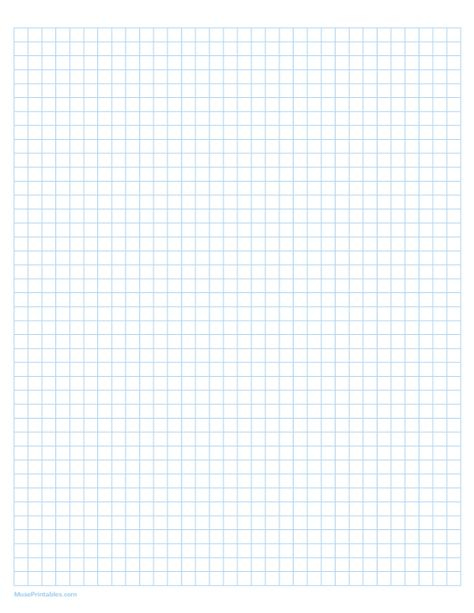 Free Printable Light Blue Graph Paper 1 4 Inch For Letter sized Paper