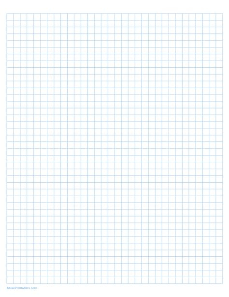 Free Printable Light Blue Graph Paper 1 4 Inch For Letter sized Paper 