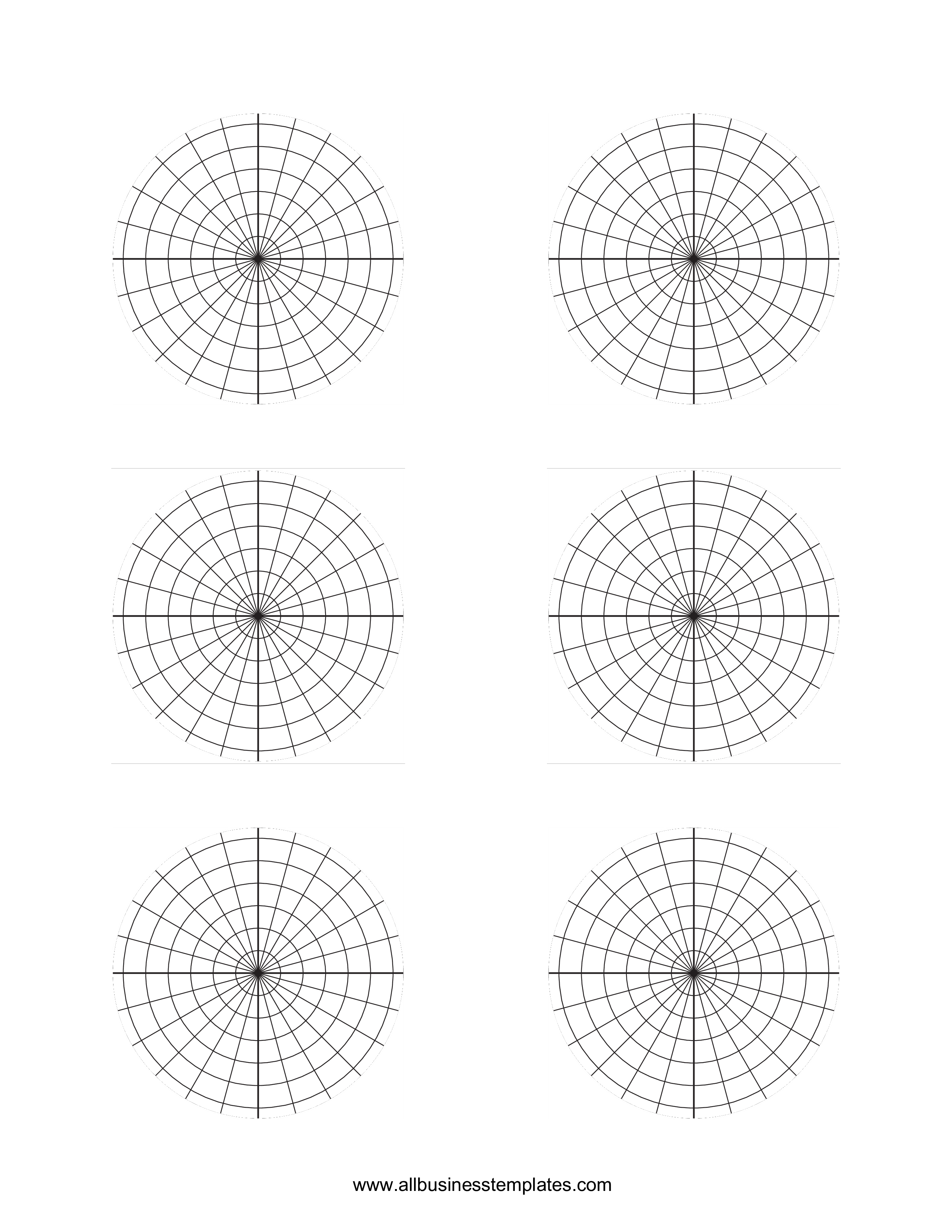 Print Free Polar Coordinate Graph Paper