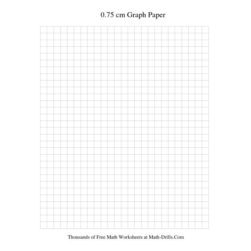 Printable Graph Paper And Grid Paper 75cm