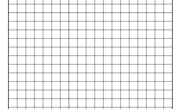 1 Square Equals 1 Foot Graph Paper Printable PDF | Printable Graph Paper