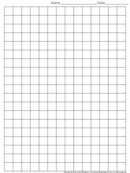 Graph Paper Full Page Grid Half Inch Squares 14x19 Boxes King Virtue